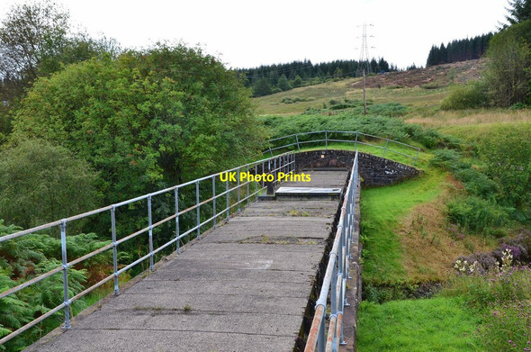 Photo 6"x4" Aqueduct crossing the Lossnaugh Burn, Loch Ard Forest Dalmary c2015