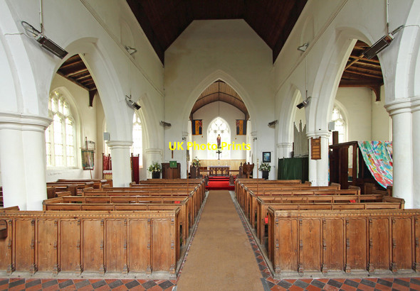 Photo 6"x4" St Peter & St Paul, Steeple Morden - East end Steeple Morden c2015