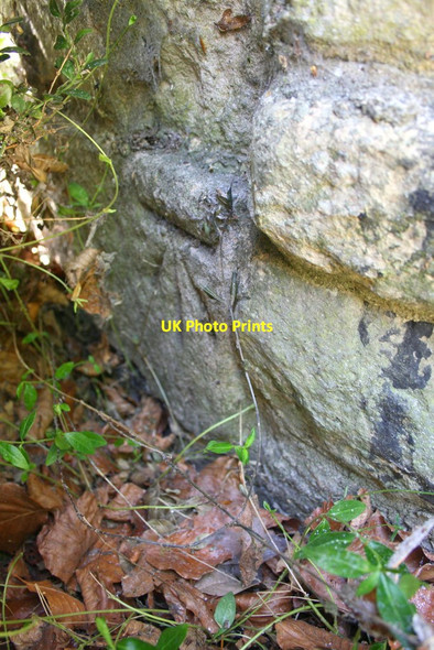 Photo 6"x4" Benchmark on 'Millstone', St. Peter's Vale Stamford\/TF0207 c2015