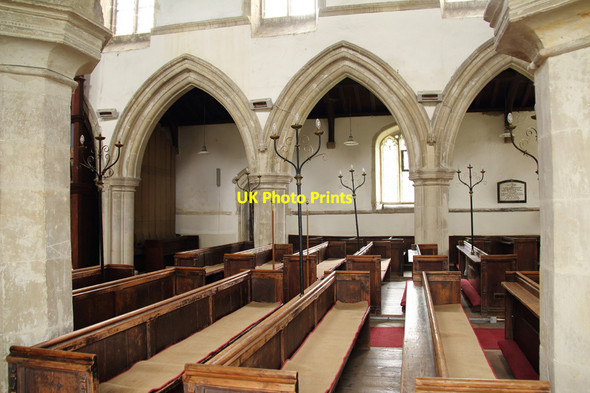 Photo 6"x4" St Mary, Guilden Morden - North arcade Great Green\/TL2844 c2015