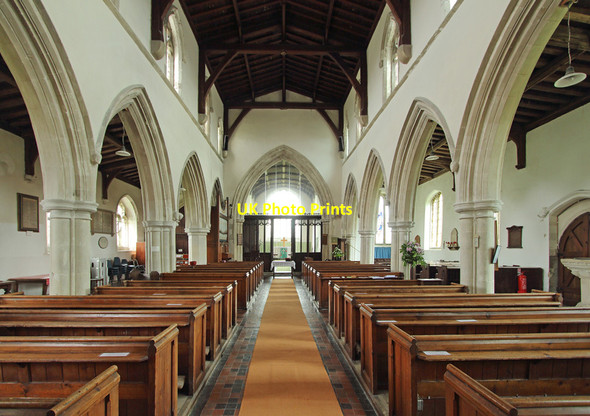 Photo 6"x4" St Catherine, Litlington - East end Litlington\/TL3142 c2015