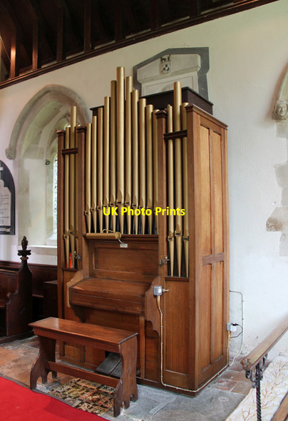 Photo 6"x4" St Michael, Abington Pigotts - Organ Abington Pigotts c2015