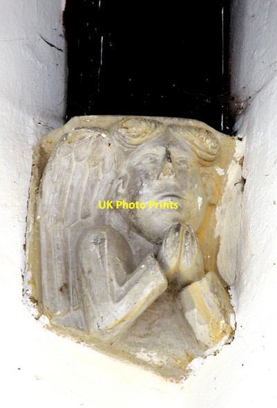 Photo 6"x4" St Michael, Abington Pigotts - Corbel Abington Pigotts c2015