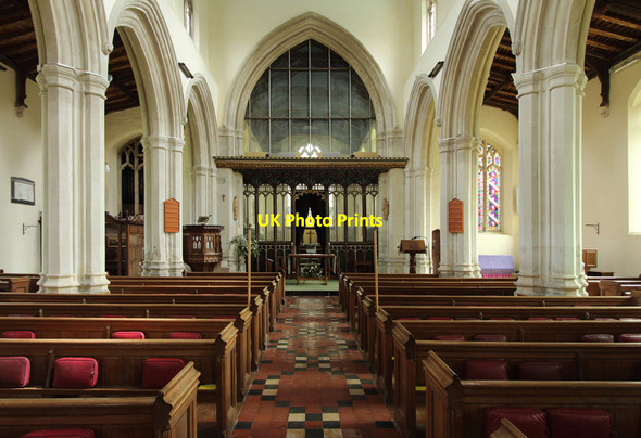 Photo 6"x4" Holy Trinity, Balsham - East end Balsam c2015