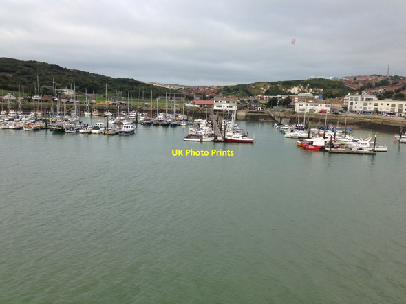 Photo 6"x4" View across Newhaven Harbour Newhaven\/TQ4401 c2015