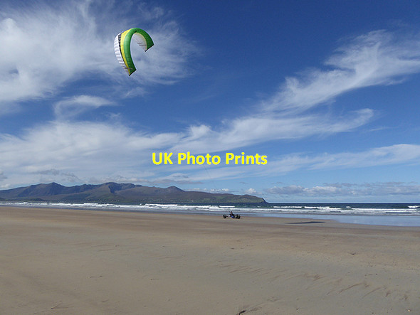 Photo 6"x4" Kite buggy on Stradbally Strand Castlegregory c2015