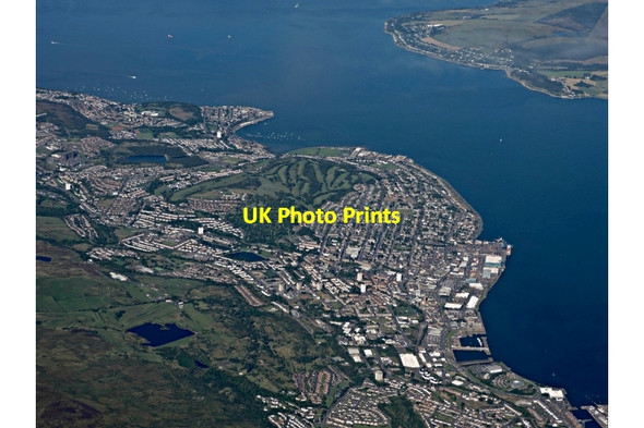Photo 6"x4" Greenock and Gourock from the air Greenock\/NS2776 c2015