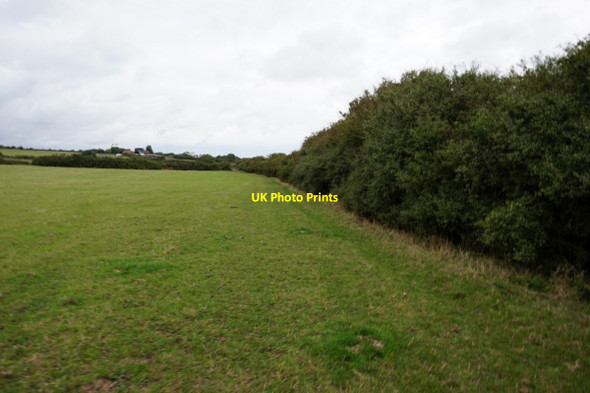 Photo 6"x4" Coastal path towards South Thorness Farm Little Whitehouse c2015