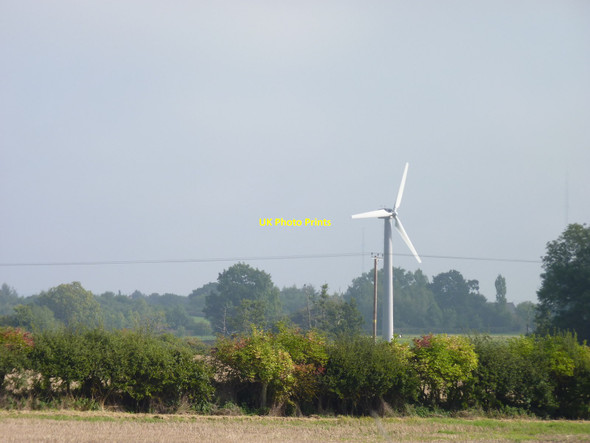 Photo 6"x4" Wind Turbines at Brine Pit Farm, Droitwich (1) Droitwich c2015