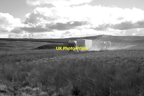 Photo 6"x4" Construction, Kingsburn wind farm Mary Glyn's Burn c2015 P1