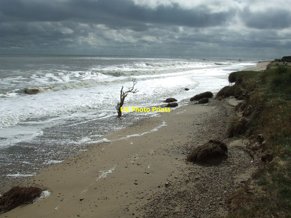 Photo 6"x4" Stormy Skies Kessingland Beach c2015