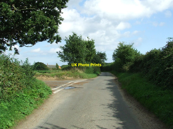 Photo 6"x4" Road Junction Wrentham c2015