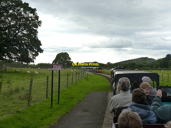 Photo 6"x4" Waiting on the passing loop at Irton Road Eskdale Green c2015