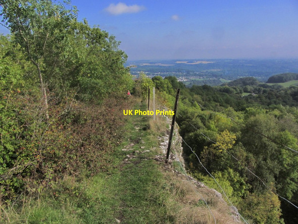 Photo 6"x4" Precipitous path above Pen-y-graig, near Froncysyllte Fron Isaf\/SJ2740 c2015