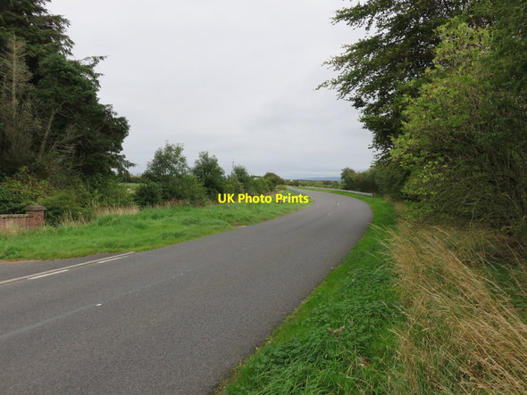 Photo 6"x4" The old road to England Old Graitney c2015