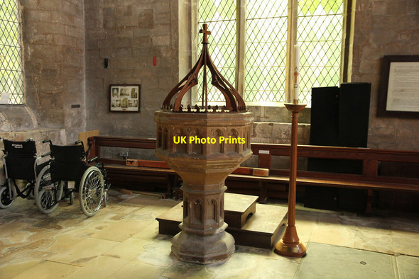 Photo 6"x4" St.Peter & St.Paul's font Gosberton c2015