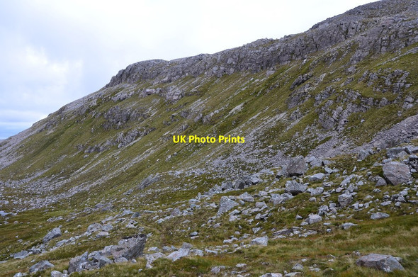 Photo 6"x4" The north side of Beinn Uidhe Lochan a' Choire Ghuirm c2015