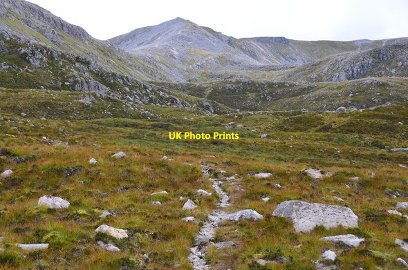 Photo 6"x4" Path around Beinn Uidhe Lochan a' Choire Ghuirm c2015