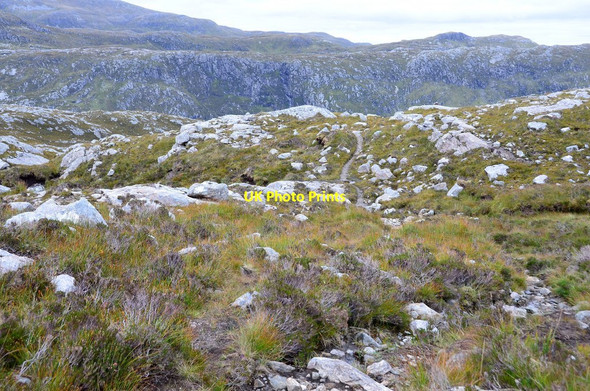 Photo 6"x4" Path from Loch na Gainmhich Cnoc na Creige c2015