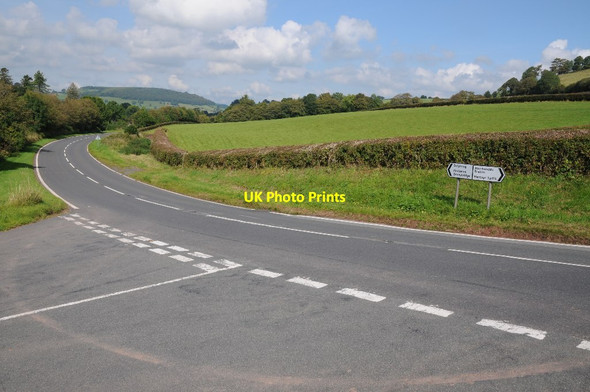 Photo 6"x4" The A4215 south of Defynnog Defynnog c2015