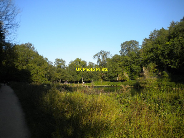 Photo 6"x4" East end of pond, Creswell Crags Creswell\/SK5274 c2015