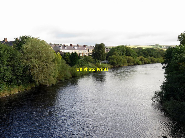 Photo 6"x4" River Tyne east of Bellister Bridge Haltwhistle c2015