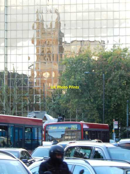 Photo 6"x4" Reflections on Hammersmith Hammersmith\/TQ2279 c2015