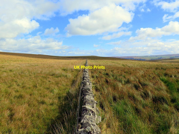 Photo 6"x4" Wall south of Wain Rigg Greenhead\/NY6665 c2015