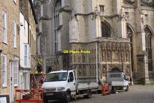 Photo 6"x4" Building work by Canterbury Cathedral Canterbury\/TR1457 c2015