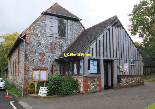 Photo 6"x4" Kingston Village Hall ready for the fete Kingston\/TR1951 c2015
