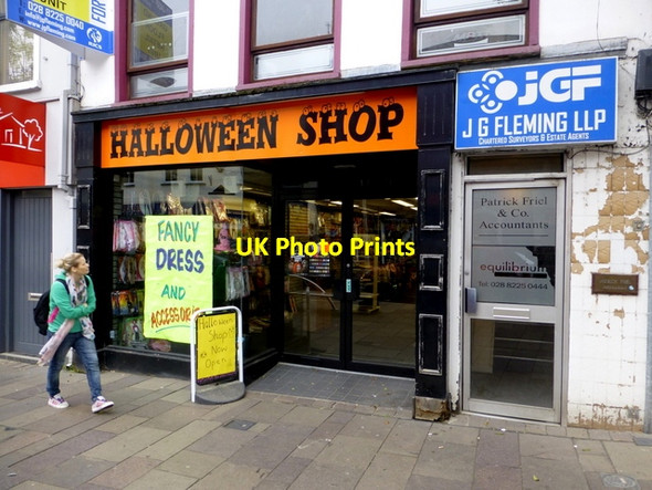 Photo 6"x4" Halloween Shop, High Street, Omagh Omagh c2015