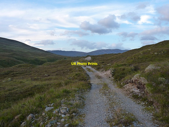 Photo 6"x4" Estate track northwards towards Loch an Laoigh Meall a' Chapuill c2015
