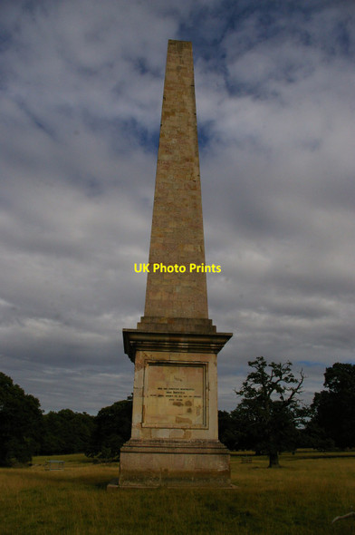 Photo 6"x4" Ickworth Park: monument to the Earl-Bishop Broad Green\/TL7859 c2015
