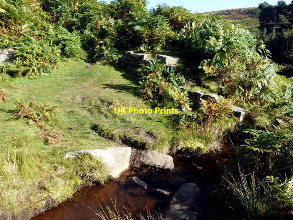 Photo 6"x4" Remnants of an ancient bridge Ashopton c2015