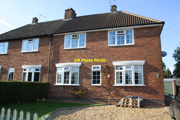 Photo 6"x4" Semi-detached house on Larchwood Rise Knossington c2015