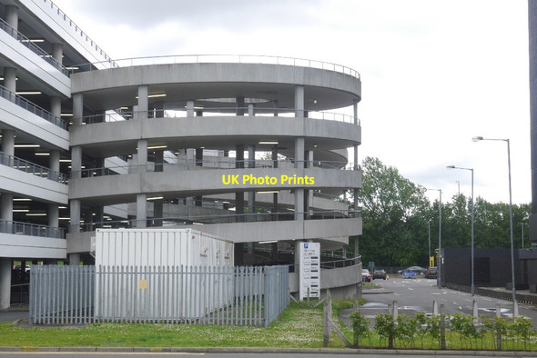 Photo 6"x4" Car park, Glasgow Airport Renfrew c2015