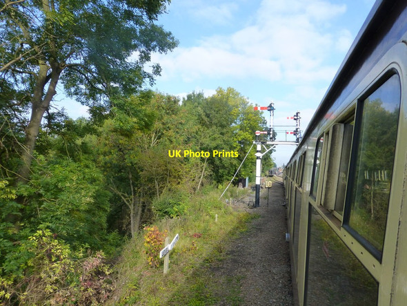 Photo 6"x4" Signals at Rothley station Cropston c2015
