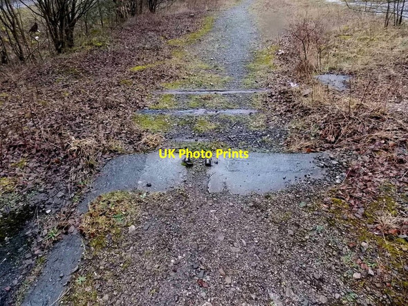 Photo 6"x4" Remains of a dismantled railway near Cwmbach Mountain Ash\/Aberpennar c2014