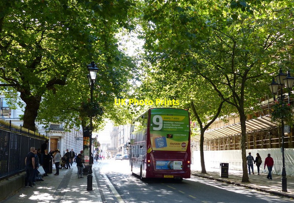 Photo 6"x4" Bus on Colmore Row in Birmingham Lee Bank c2015