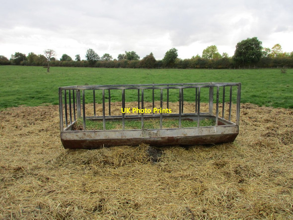 Photo 6"x4" Cattle feeder Loversall c2015