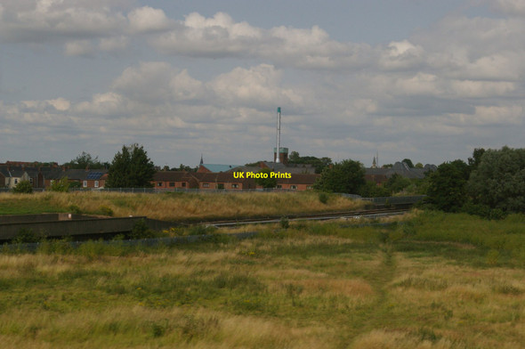 Photo 6"x4" Retford: view down the river valley from the East Coast Main Line Retford c2015