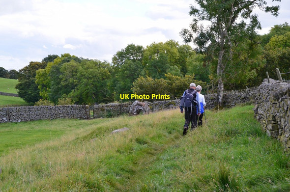 Photo 6"x4" Path to Middleton-in-Teesdale Dent Bank c2015