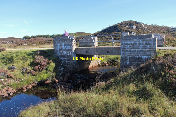 Photo 6"x4" Bridge over Alltan Dearg Modsarie c2015