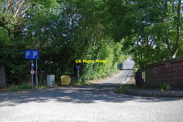 Photo 6"x4" Access road and car parking area, off Acre Lane, Droitwich Spa, Worcs Droitwich c2015