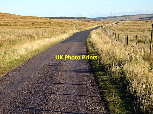 Photo 6"x4" The A897 road heads north from Forsinard Forsinard c2015