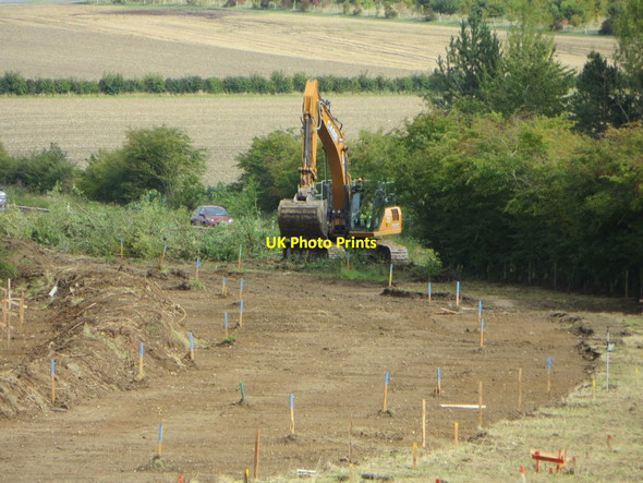 Photo 6"x4" Clearing Shrubbery Chilton\/SU4885 c2015