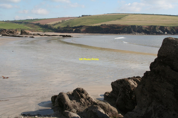Photo 6"x4" Mothecombe: towards Erme Mouth Mothecombe c2015