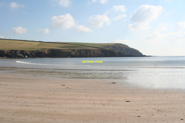 Photo 6"x4" Meadowsdoot Beach at low tide Mothecombe c2015