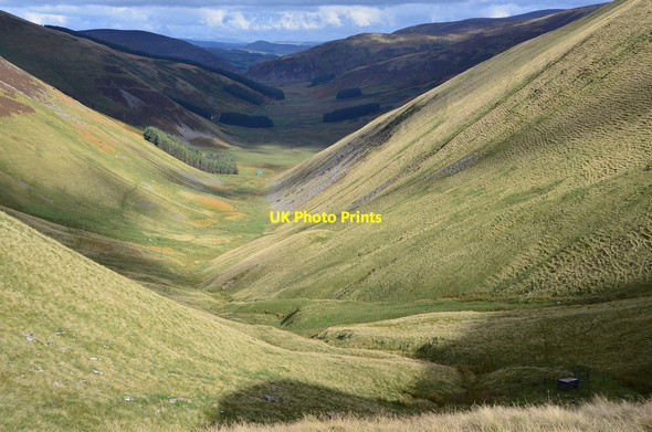 Photo 6"x4" View down the Manor Valley Craigierig c2015