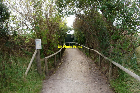 Photo 6"x4" Path to Nel's Hide, Marshside Churchtown\/SD3518 c2015
